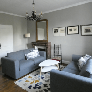Le salon de La Maison Bès, Argences en Aubrac